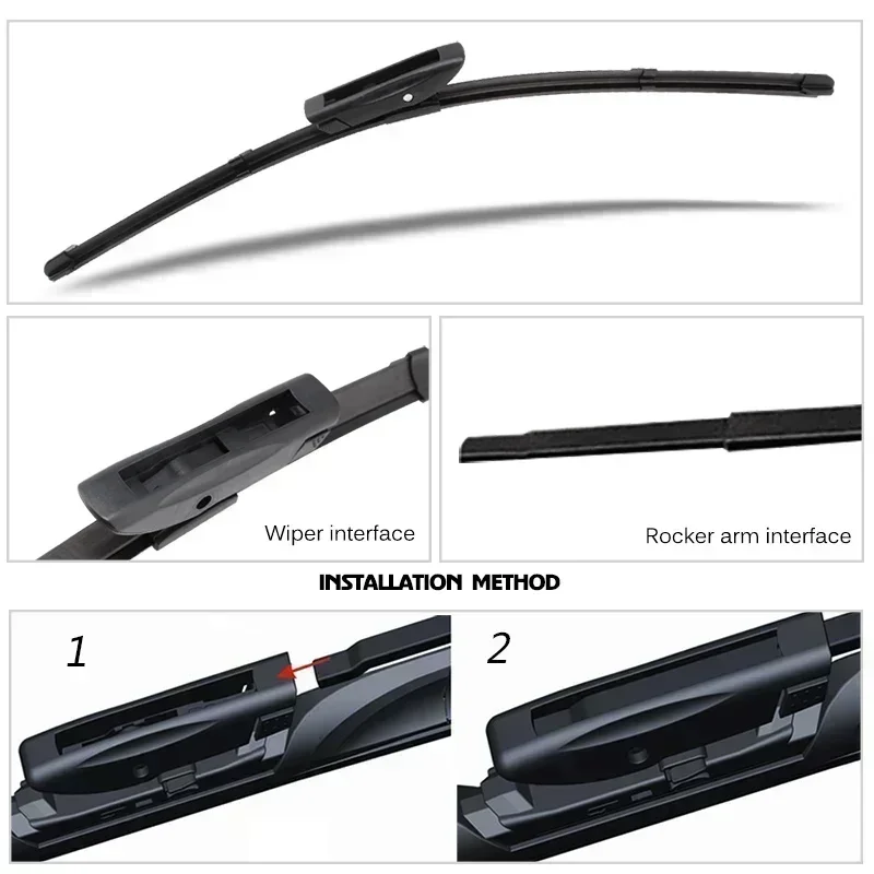 Car Wiper Blades For Renault Clio 4 2012-2017 Windshield Windscreen Front Window Blades 24\