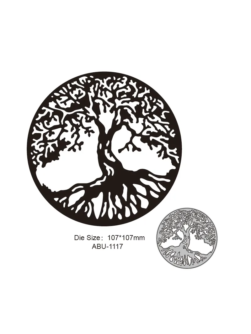 New 2024 Metal Cutting Dies Life Tree Balloon Numbers diy scrapbooking Photo Album Decorative Embossing PaperCard Crafts Dies