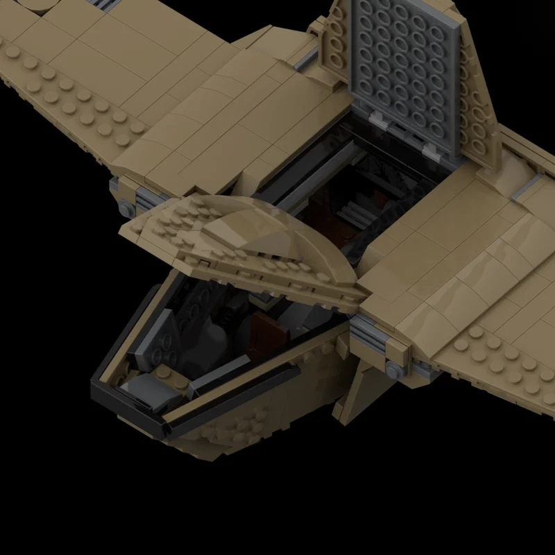 542PCS Star Battle Scion Shuttle (commision) Building Blocks DIY Vikings Toy for Kids Birthday Gift and Creativity Development