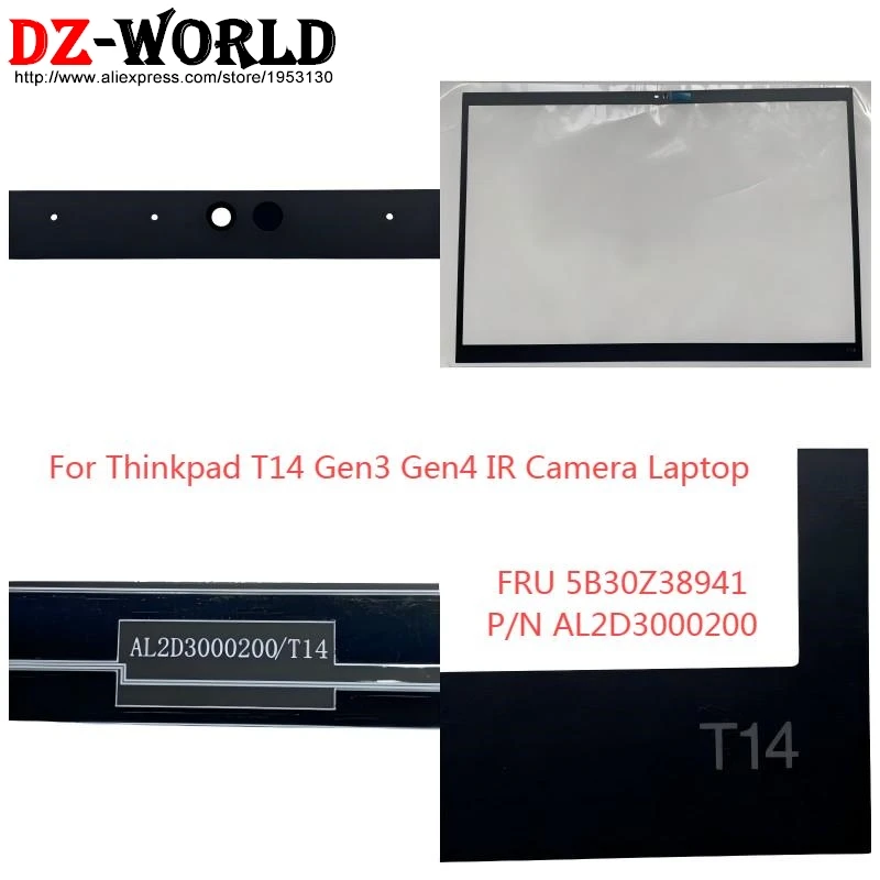 DZ-WORLD LCD-Lünette Aufkleber Abdeckung Bildschirm Frontrahmen Shell Case für Lenovo ThinkPad T14 Gen 3 4 5B30Z38940 5B30Z38986 5B30Z38941 3