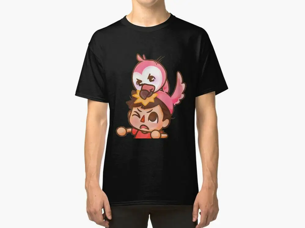 Top Albertsstuff Flamingo001 camisetas para adultos Flamingo Roblox01 camiseta Youtuber Be Sa nuevo