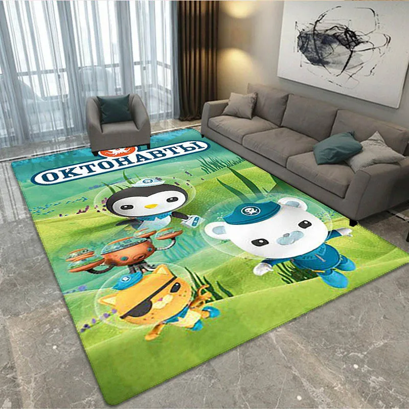 The Octonauts cartoon Printed carpet non-slip carpet bedroom decor outdoor rug Yoga mat bedroom decoration birthday gift