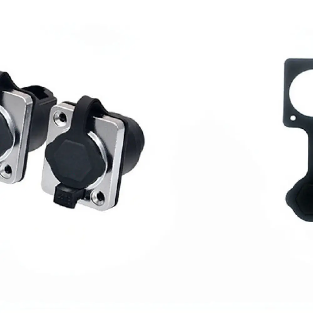 Waterproof RJ45 Connector Industrial Ethernet Socket IP67 Panel Mount Plug For Harsh Outdoor Network Installations