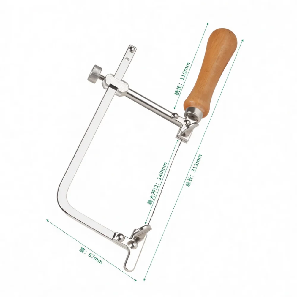 Ergonomic Hand Saw Bow U Frame For Precision Jewelry Cutting Goldsmithing Woodworking Model Building DIY Hardware