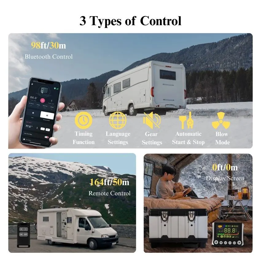 オールインワン 12V/24V 5KW アウトドアテントキャ - Outdoor Camping Heater のレビューと価格