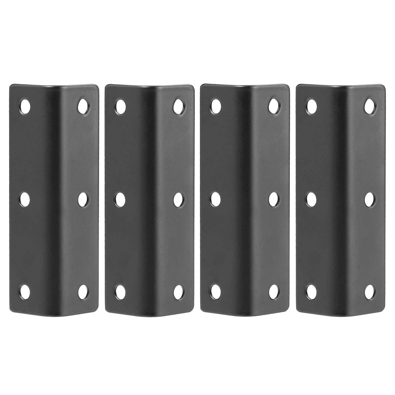 

4Pcs 22x80mm L shaped Stainless Steel Brackets Furniture Accessories Shelf Angle Joint Heavy Duty Corner Brace Table Mount