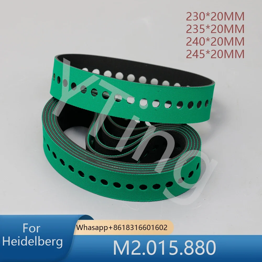 5 PCS Printing Machine Suction Wheel Belts 230*20 / 235*20 / 240*20 / 245*20 Mm  SM52 CD102 SM74 CD74 Small Belt M2.015.880