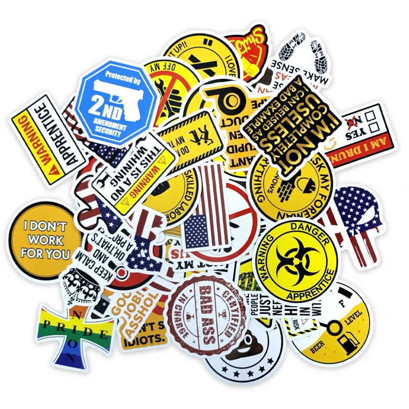 50PCS Cartoon Graff…