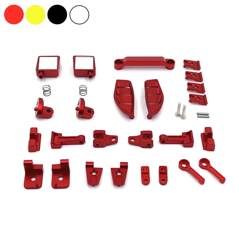 

MJX Hyper Go H12Y H12Y + набор металлических украшений, шарнирная ручка зеркала заднего вида, впускная решетка 1/12, детали для обновления радиоуправляемого автомобиля, аксессуары