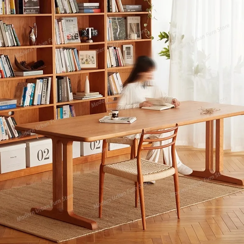 

Обеденные столы Workbench Villa: минималистичные, современные, для кухни и дома, в ретро-стиле, мебель для дома, Mesa Comedor Ls40cz
