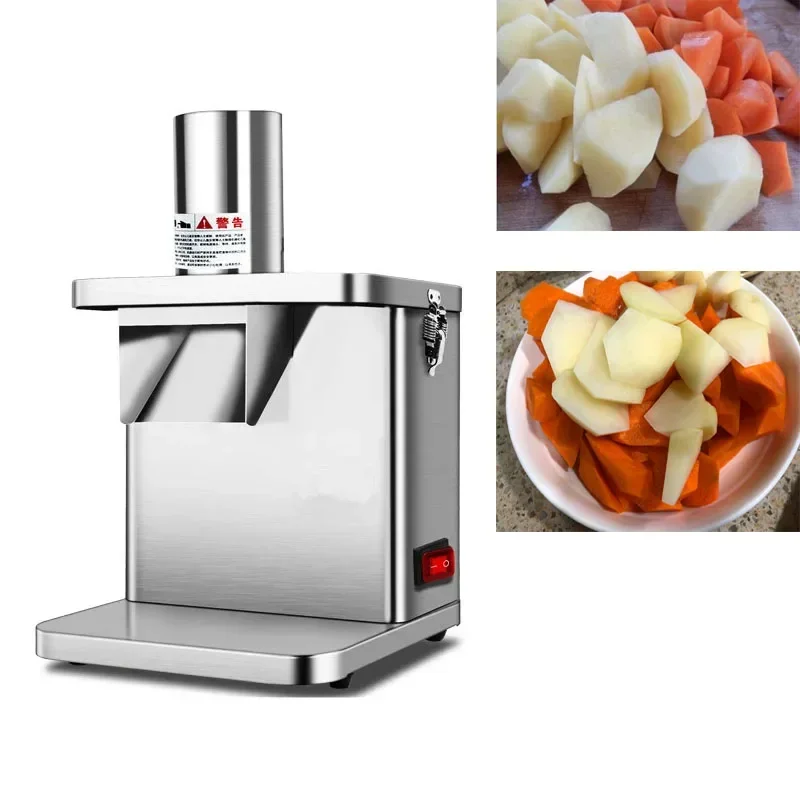 Automatic Vegetable Dicing  Machine Commercial  Carrot Potato Onion  Granular Cutter Dicer Electric Multifunctional Slicer Shred