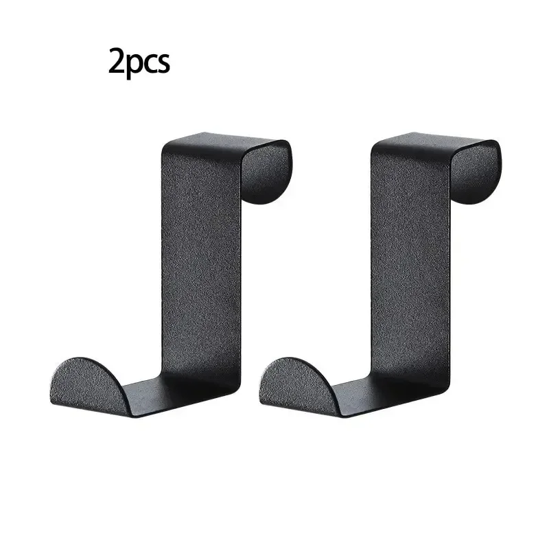 -Shaped Cabinet By Hook Stainless Steel Clothes Hanger Key Storage Hook Free Kitchen Bathroom By Back Hook