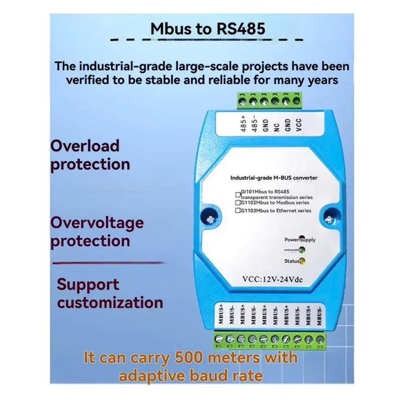 delicate-texture-mbus-to-ethernet-converter-modbus-tcp-modbus-rtu-500m-range-industrial-networking-solution