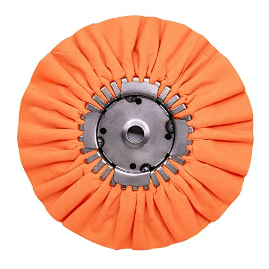 

Products 9" X 3" X 5/8" Airway Buffing Wheel for Metal Polishing Aluminum and Stainl Steel for Wheels, Tanks and Bumpers Orange