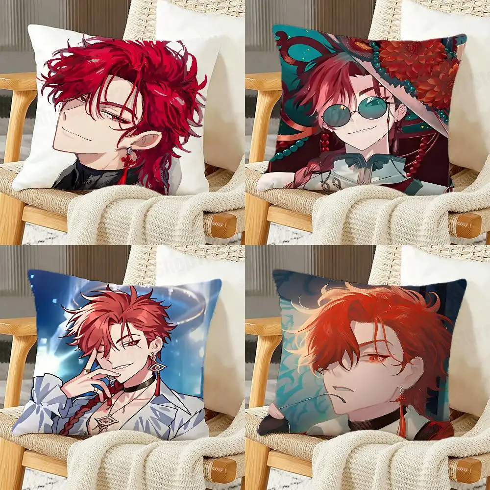 

Vein L-Link Click Cartoon Print Throw Pillow Cover Square Cushion Case for Living Room Bedroom Decor