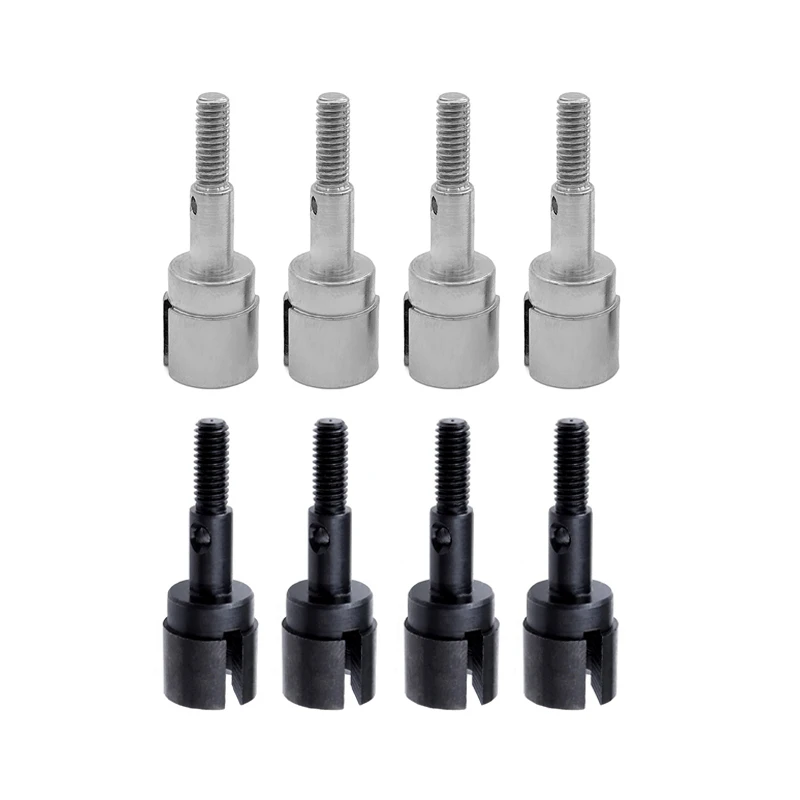 4PCS Steel Stub Wheel Axle 02033 Spare Parts For 1/10Redcat Volcano EPX Pro 94103 94107 94111 Monster Truck RC Car Upgrade Parts