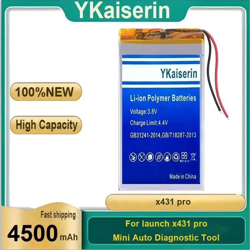 

YKaiserin 4500mAh Rechargeable Li-Polymer Battery For Launch X431 Pro Mini Auto Diagnostic Tool Launch X431Pro WEXLER.ULTIMA 7