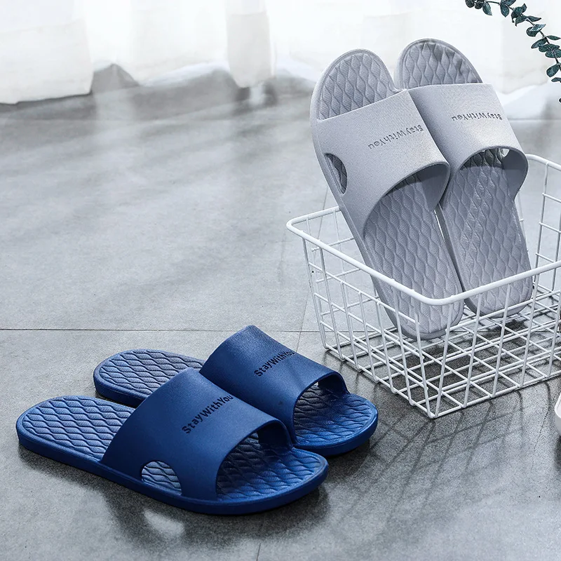 Unisex Men Slippers EVA Soft Sole Women Summer Beach Sandals Couples Casual Flip Flop Shoes Bathroom Slides New Fashion