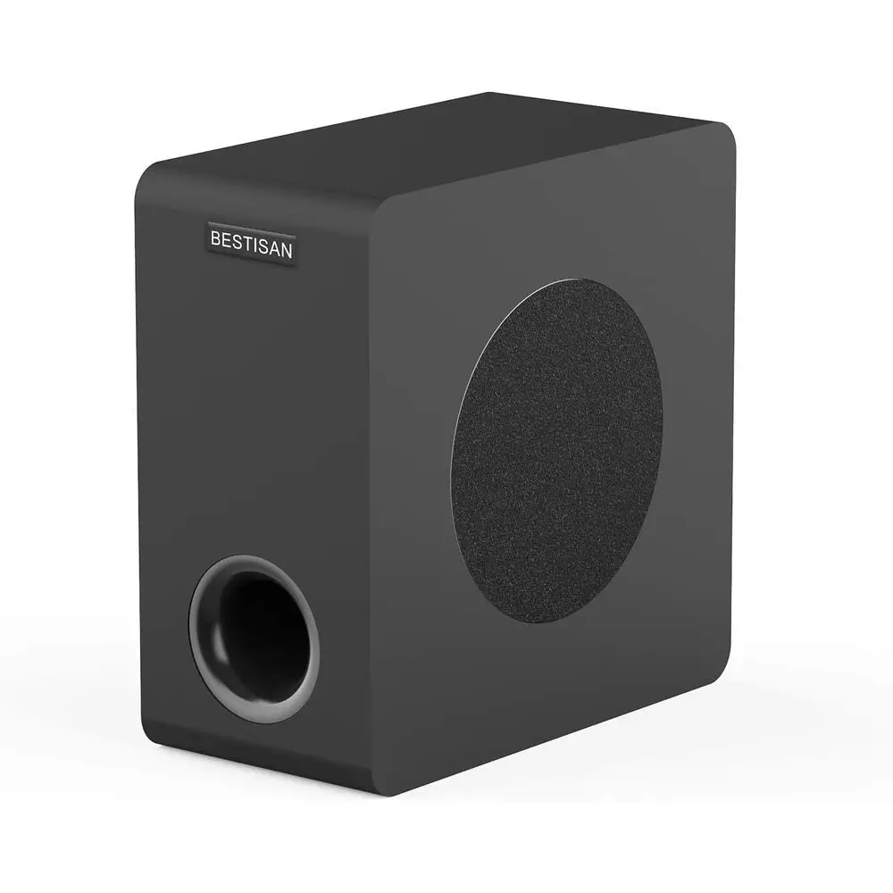 

Powered Subwooer, 6.5'' Side iring Home Audio Sub, Deep Bass Response Subwooers, Easy Setup with Home Theater Systems, TV, Speak