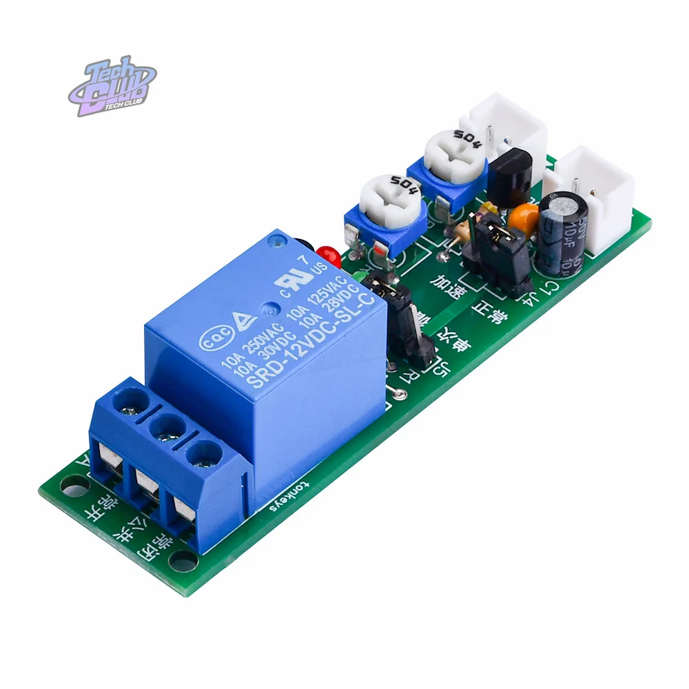 JK11 Adjustable Cycle Timer Delay Relay On/Off Switch Relay Shield DC 5V 12V 24V Timer Delay Relay Module (0-24 Hours）