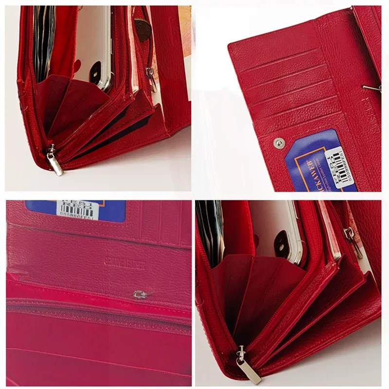 Free Gift Ladies Wallet for Women Fashion Patent Leather Clutch Long Purses Card Holder  Carteras Monederos Para Mujer