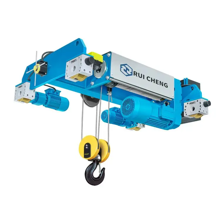 Reliable 20 Ton 32 Ton 50 Ton European Double Girder Wire Rope Hoist For Railcar Repair Shop Lifting