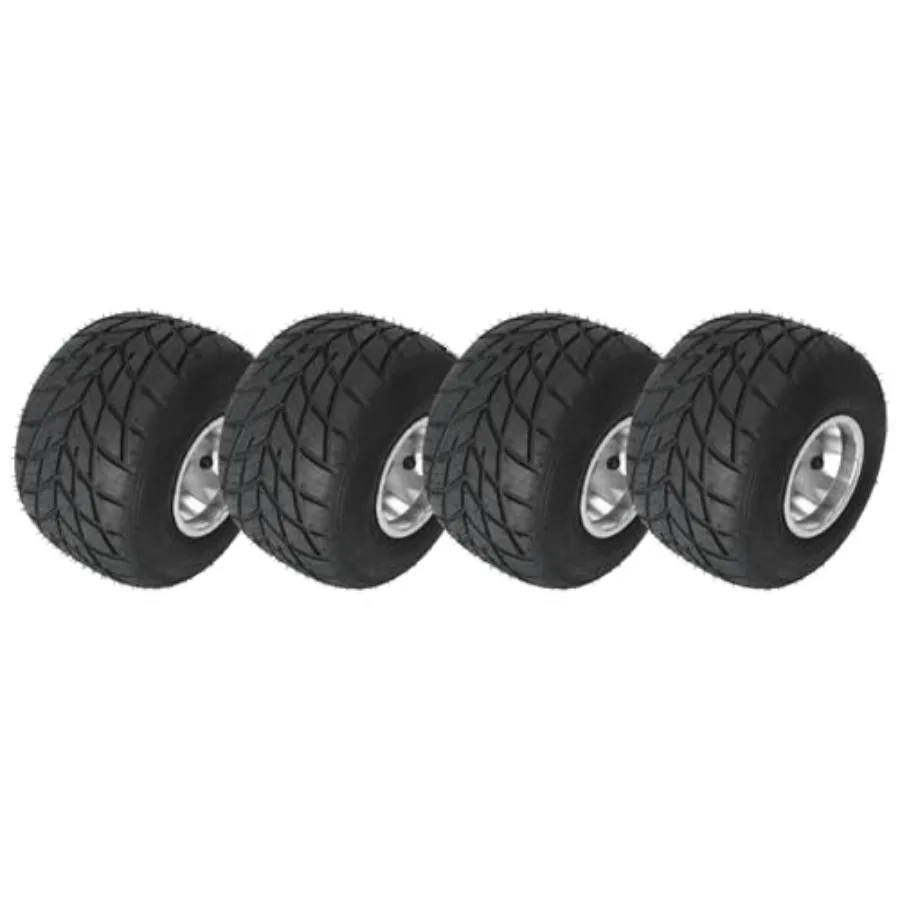 

High Performance Go Kart Tire and Rim 11x7.10-5 Rear Wheel Assembly with 50mm Bolt Pattern and 3 Holes for Drift Trike Buggy Ra
