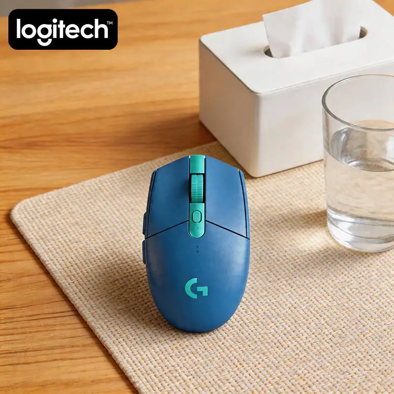Logitech G304 LIGHTSPEED Wireless Gaming Mouse 12000 DPI HERO Sensor 1ms Latency 250hr Battery Travel Mouse Portable Users