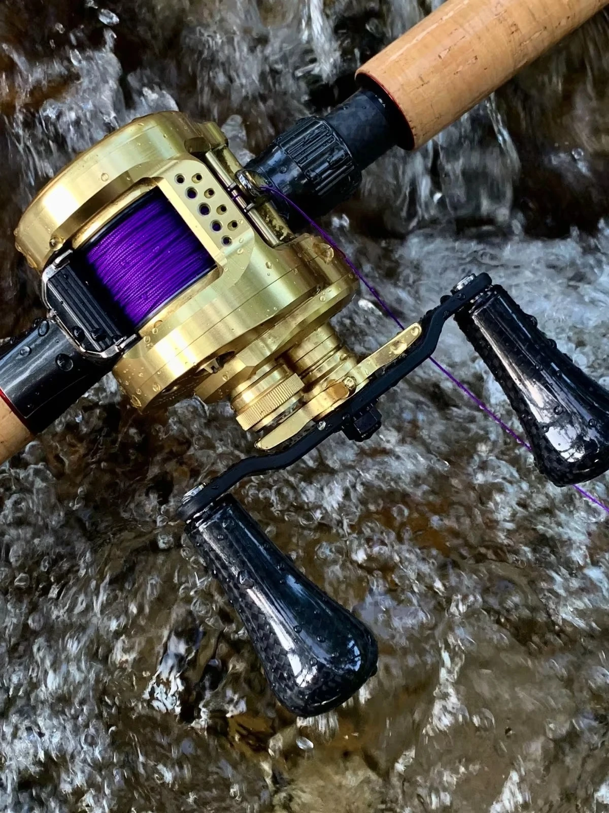 GOMEXUS Carbon-Griff für Daiwa Tatula Zillion Abu Okuma Kastking Pisfun Baitcasting-Rolle, Griffgröße 8x5 und Shimano 7x4mm – Detail 11