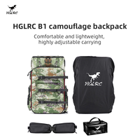 HGLRC B1 Drone Backpack Set (Backpack + Lumbar Support + Rain Cover + Battery Bag)