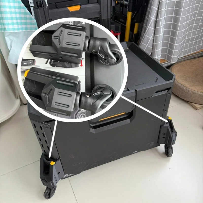 Trolley Box Auxiliary Wheel for TOUGHBUILT 70R Toolbox Toolbox Auxiliary Wheels Suitable Quick Release Edge Wheel for R91/92/93