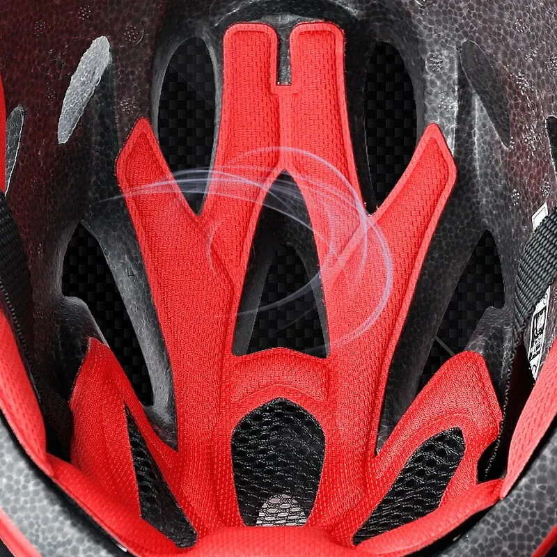 Bike Helmet with LED Tail Light Adult Cycling Helmet Fit 58-62cm Lightweight Breathable Colorful Bicycle Helmets Accessories