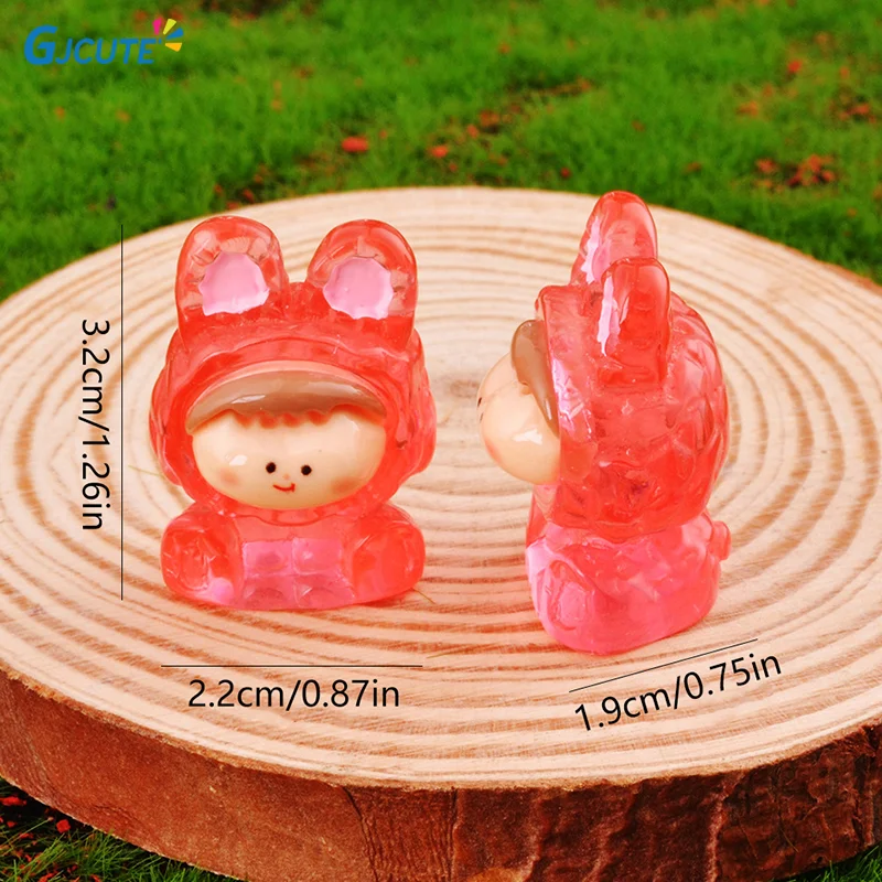 High Quality 5pcs/lot Colorful Rabbit Series Blind Box Figure Desktop Ornament Girl Gift Toys Guess Bag