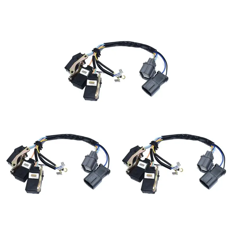 3X Ignition Distributor Sensor Plug Connector For 1992-95 Honda Civic 1.5L 1.6L 30100-P08-006,TD42U,TD45U,DST17404