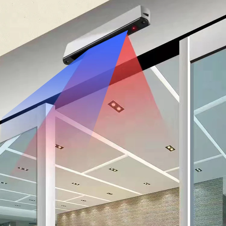 تركيب علوي لبوابة الشريحة، تفعيل الأشعة تحت الحمراء ومستشعر الأمان لأمن المشاة