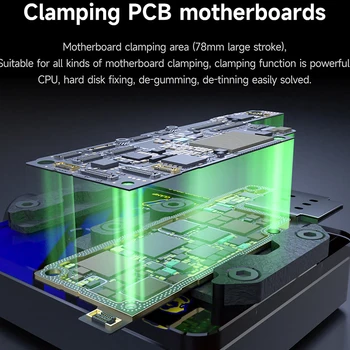 Mechanic G-Fix Mini Toughened Insulated Glass Clamp for Mobile Phones Motherboard PCB Chip CPU Holder Fixture Repair tools sets