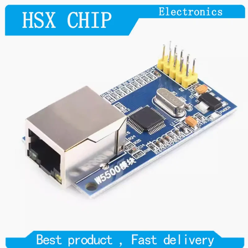 W5500 Ethernet Network Module Hardware TCP/IP 51/STM32 Microcontroller Program Over W5100