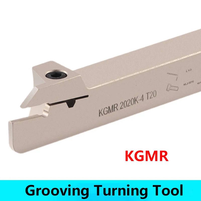 LIHAOPING KGMR White Grooving Turning Tools KGMR1616 KGMR2020 KGMR2525 KGMR1616H-2T17 KGMR2020K-3T20 2T17 Inserts CNC Cutting