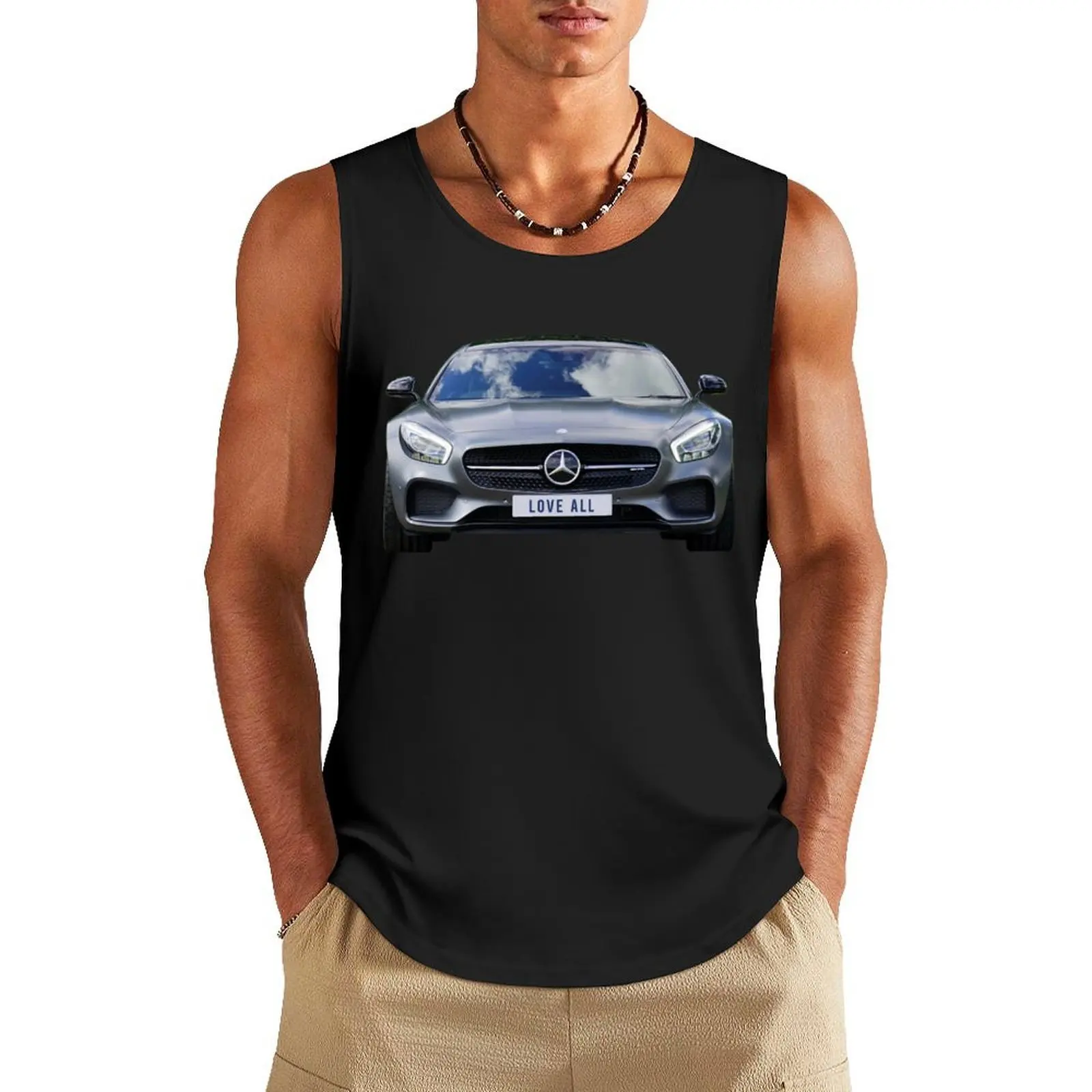 

Love All Tank Top mens gym clothes clothes for men summer Short sleeve sleeveless vest men