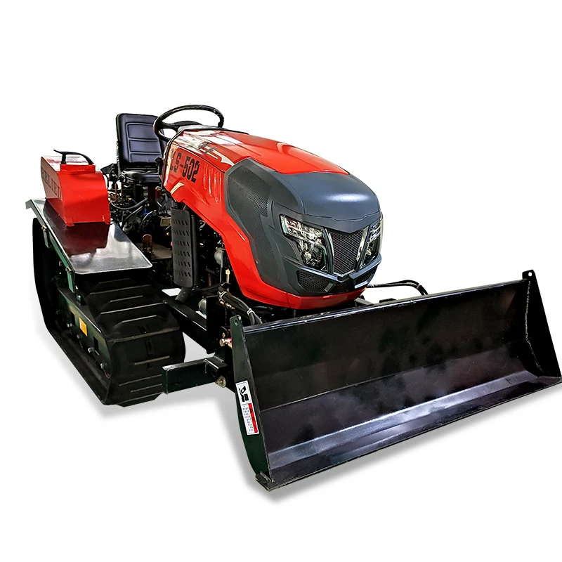 

Customized 50HP Diesel Crawler Tractor Multifunctional Mini Farm Rotary Tiller