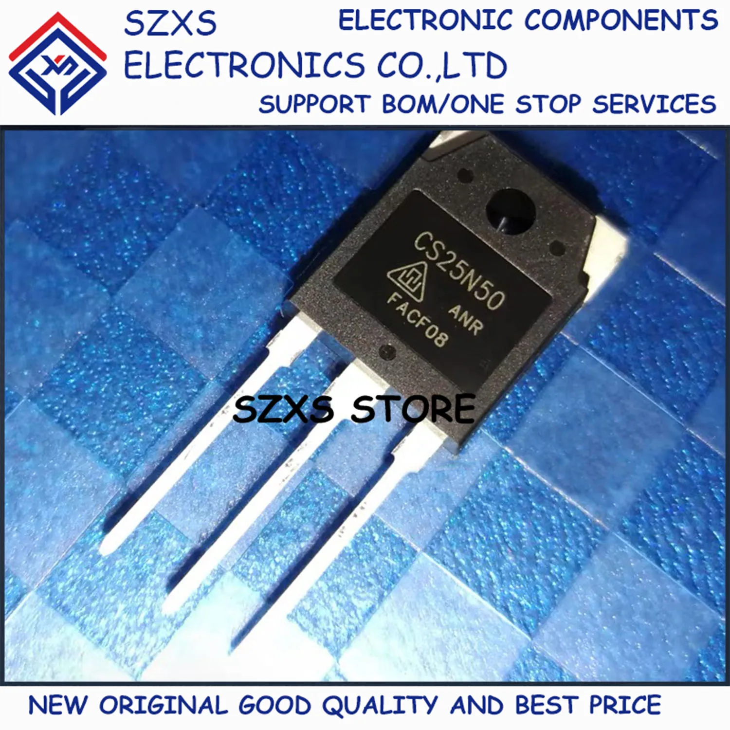 

New Original 10Pcs CS25N50ANR CS25N50 TO-3P 500V 25A MOSFET Field Effect Transistor In Stock Electronic Components Good Quality