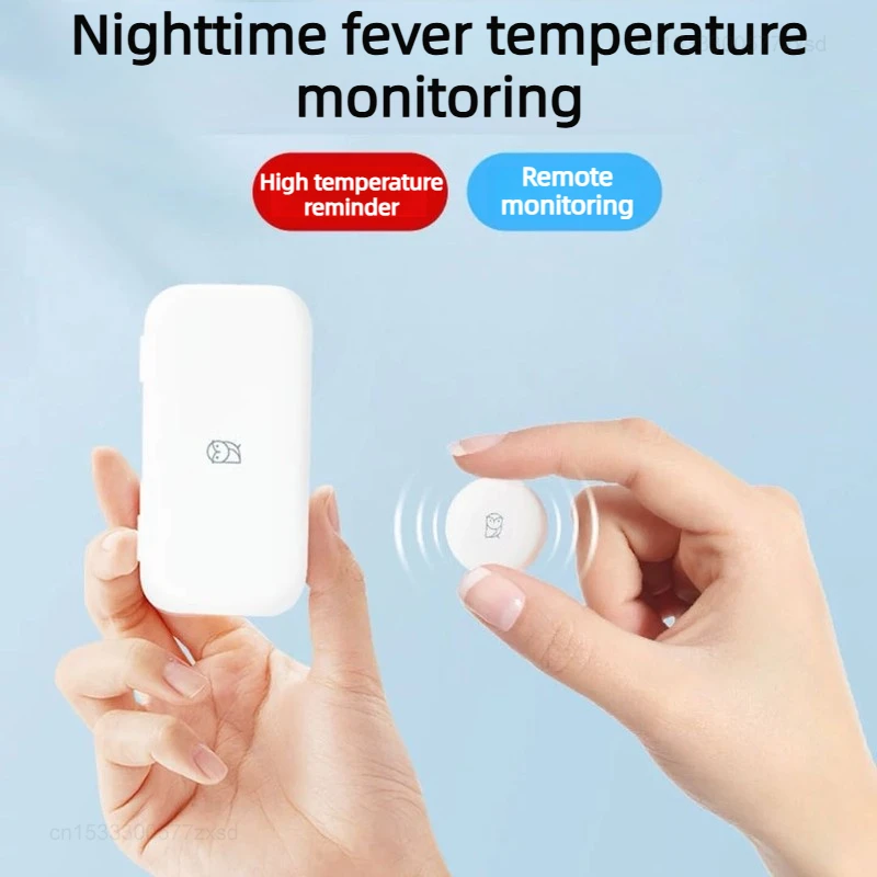 Miaomiaoce Intelligent Mini Thermometer High-precision Constant Monitor Baby High-Temperature Alarm Household Rechargeable