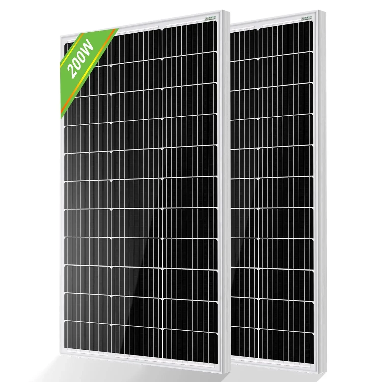 

2pcs 100 Watt Solar Panels 12 Volt Monocrystalline Panel for RV Marine Boat and Other Off-Grid Applications, 2-Pack 100W