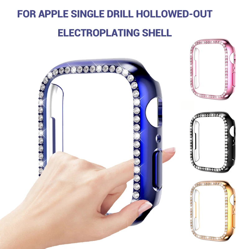 

Screen protector for Apple Watch 38mm 44mm 45mm 40mm 41mm hard PC hollow out for iwatch 9 8 7 6 5 4 changed to Ultra