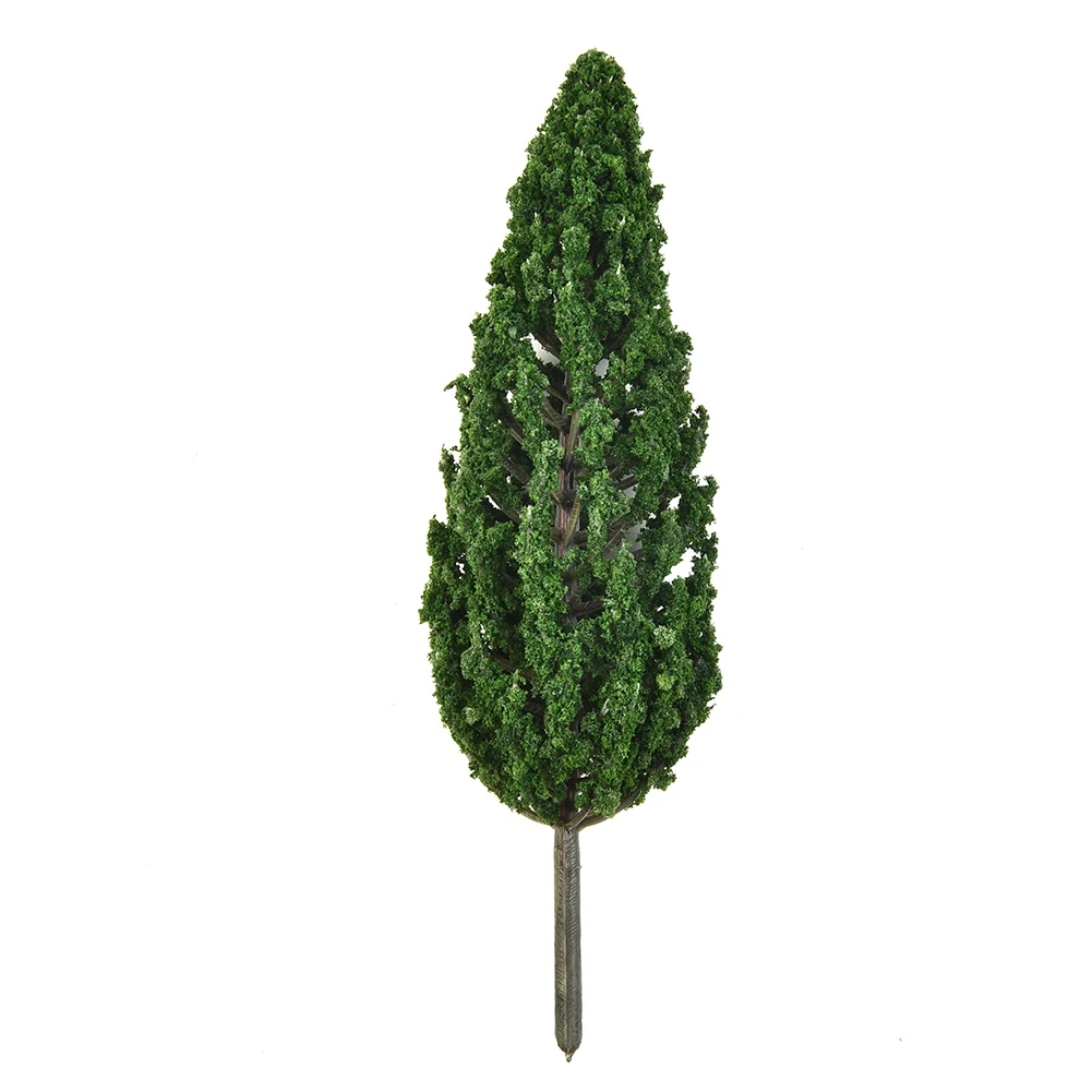 10pcs Sand Table Model Tree Pine Deep Green Tree-15cm SL-16059 For O G Scale Railway Layout Yard-Garden Sand Table Supplies