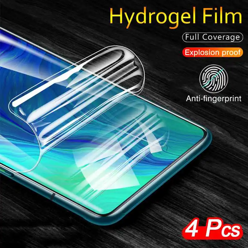 4Pcs High Definition Screen Protector For Oppo Find X7 Ultra X6 Pro N2 Flip X5 Lite Hydrogel Film