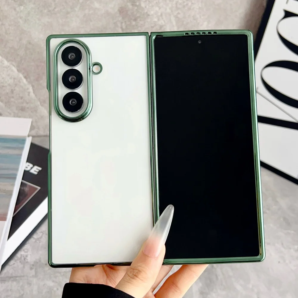 Transparente, weiche Silikonhülle für Samsung Galaxy Z Fold 8 7 6 5 5G, ultradünne, stoßfeste Schutzhülle für Z Fold7 – Detail 6