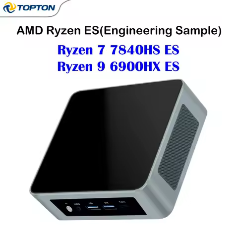 AMD Mini PC Gamer Ryzen 9 6900HX Ryzen 7 6800H ES 2xDDR5 2xLAN 2.5G NVMe USB4 WiFi6E Windows 11 Pro Desktop Mini Gaming Computer