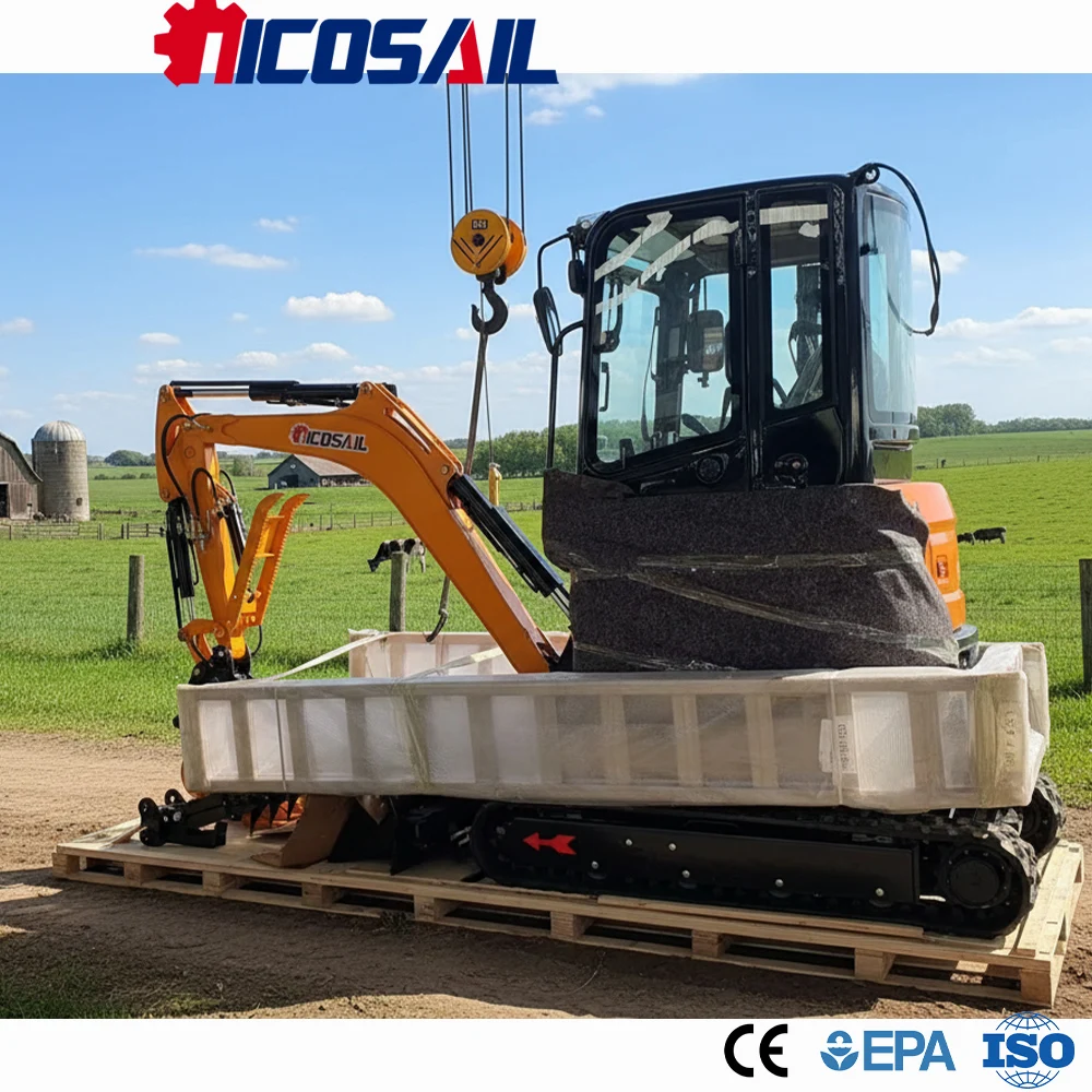 

Mini 1.8 Ton Excavator Custom Euro 5 CE Compact Hydraulic Digger for Farm Construction and Garden Projects