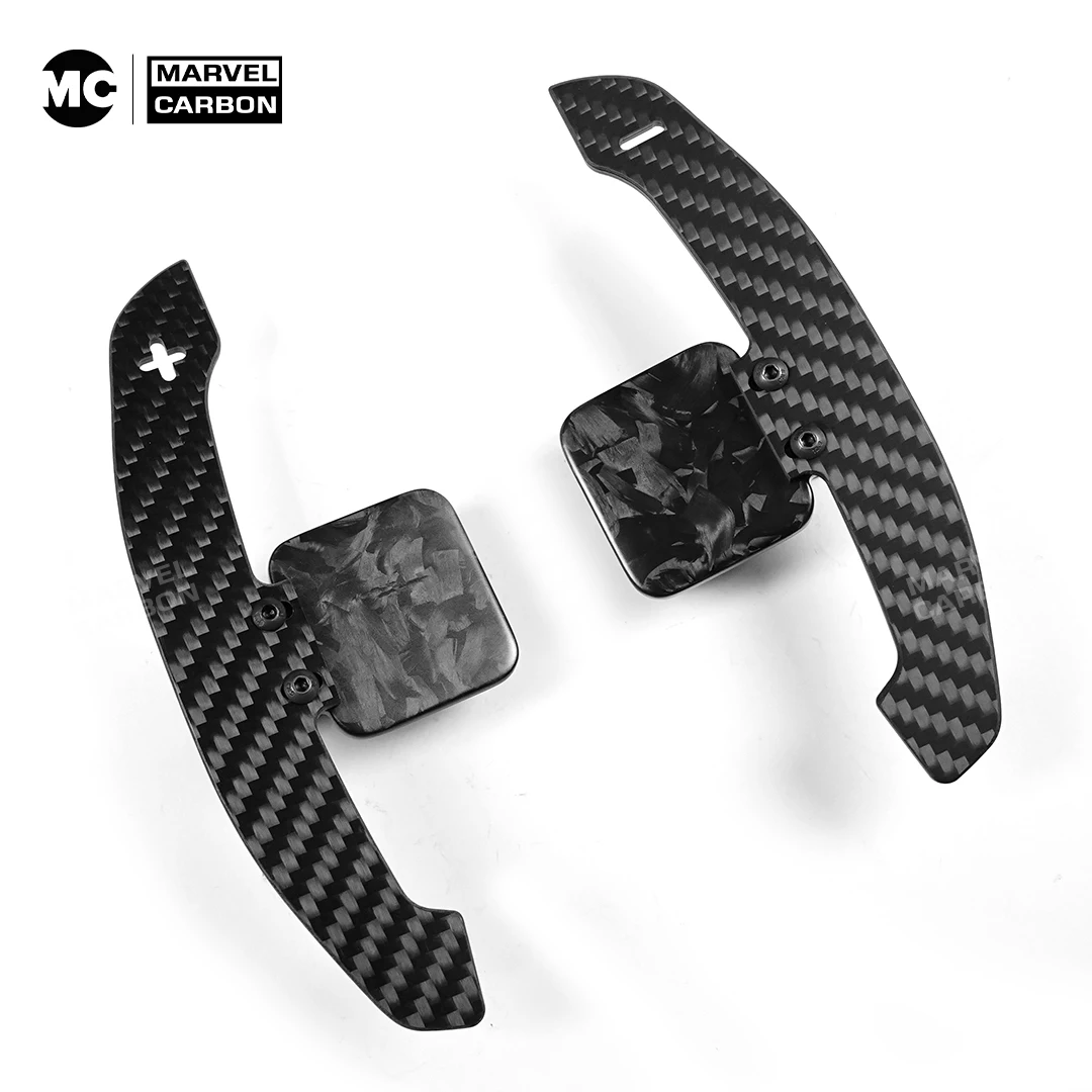 Carbon Fiber Shift Paddles Steering Wheel Paddle Shifter Replacement for Audi A3 S3 A4 S4 B8 A5 S5 A6 S6 C7 A7 S7 A8 S8 Q3 Q5 Q7